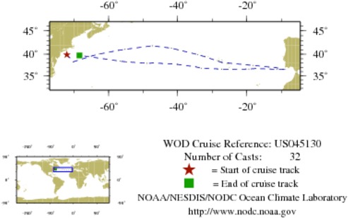 NODC Cruise US-45130 Information