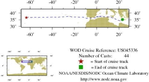 NODC Cruise US-45336 Information
