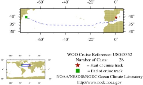 NODC Cruise US-45352 Information