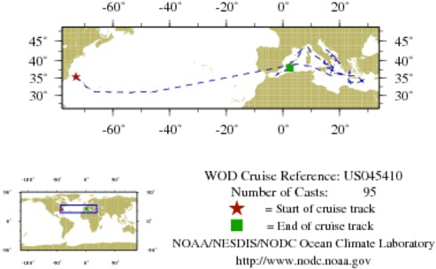 NODC Cruise US-45410 Information