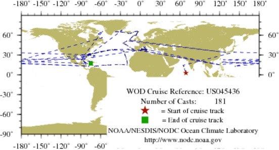 NODC Cruise US-45436 Information