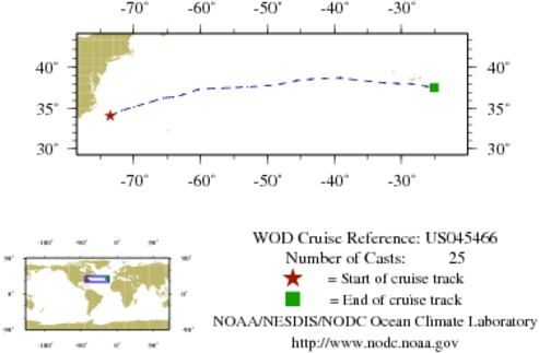 NODC Cruise US-45466 Information