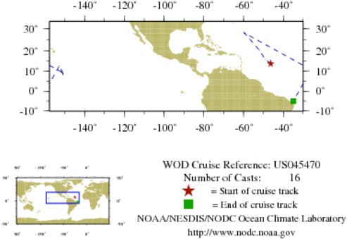 NODC Cruise US-45470 Information