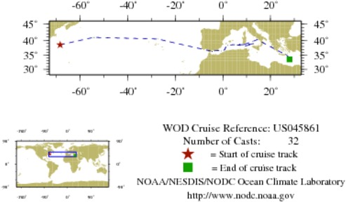 NODC Cruise US-45861 Information