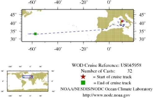 NODC Cruise US-45958 Information