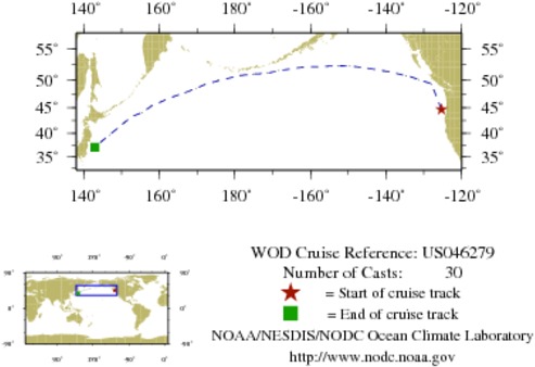 NODC Cruise US-46279 Information