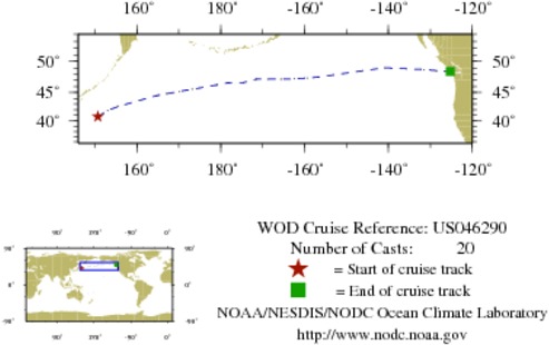 NODC Cruise US-46290 Information