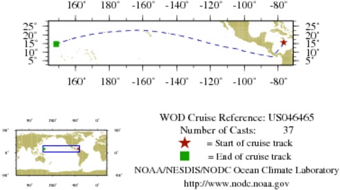 NODC Cruise US-46465 Information