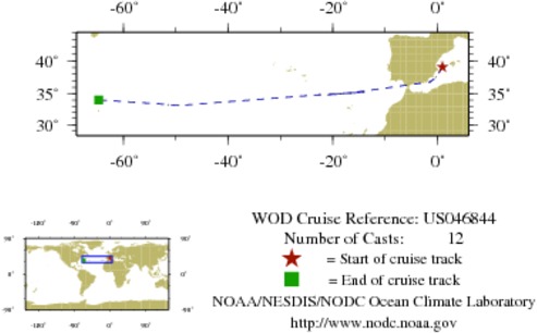 NODC Cruise US-46844 Information