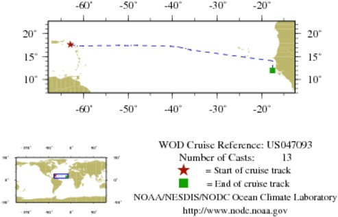 NODC Cruise US-47093 Information