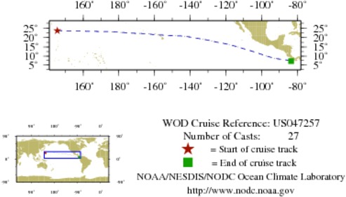 NODC Cruise US-47257 Information