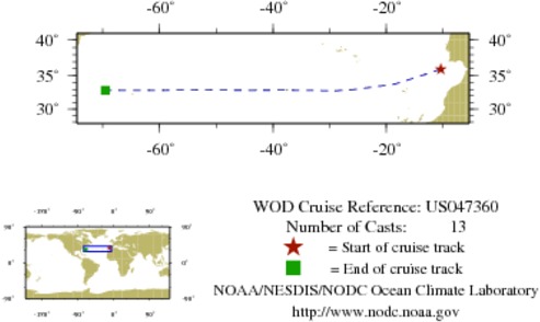 NODC Cruise US-47360 Information