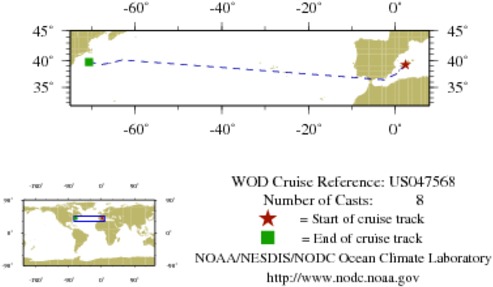 NODC Cruise US-47568 Information