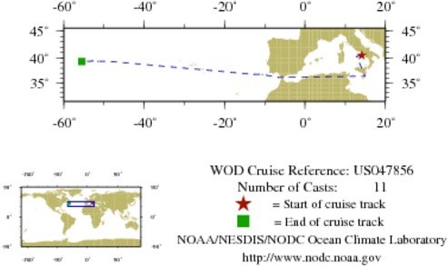 NODC Cruise US-47856 Information