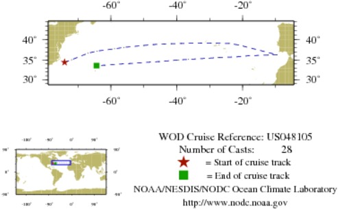 NODC Cruise US-48105 Information