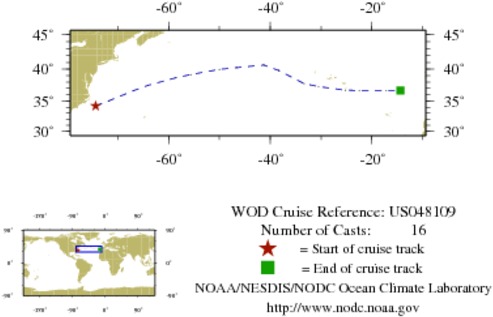 NODC Cruise US-48109 Information