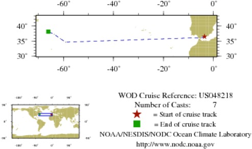 NODC Cruise US-48218 Information
