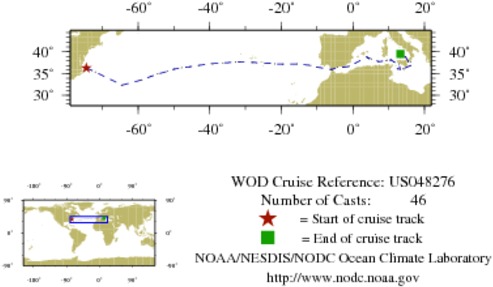 NODC Cruise US-48276 Information