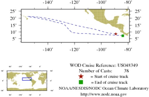 NODC Cruise US-48349 Information