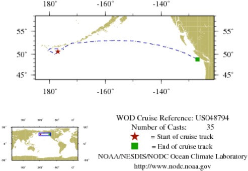 NODC Cruise US-48794 Information