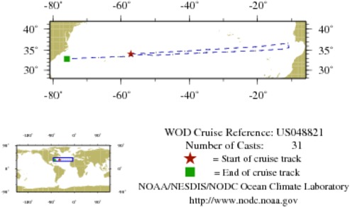 NODC Cruise US-48821 Information