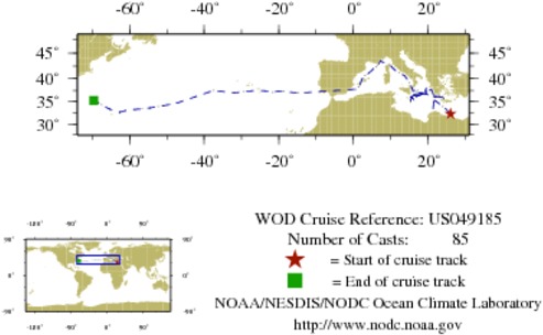 NODC Cruise US-49185 Information