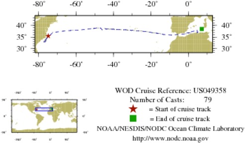 NODC Cruise US-49358 Information
