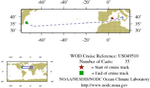 NODC Cruise US-49510 Information