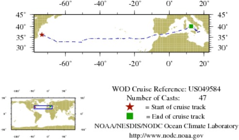 NODC Cruise US-49584 Information