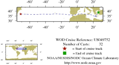 NODC Cruise US-49752 Information