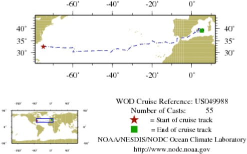 NODC Cruise US-49988 Information