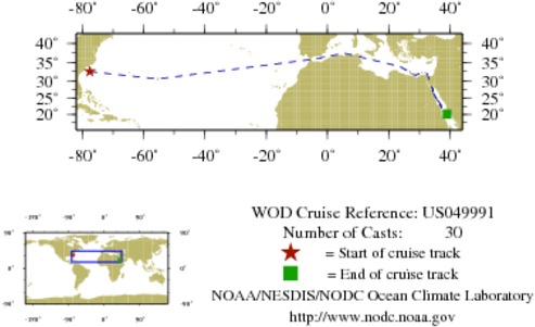 NODC Cruise US-49991 Information