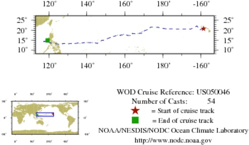 NODC Cruise US-50046 Information