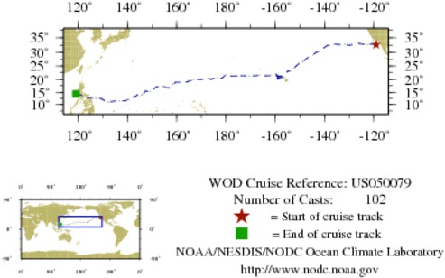 NODC Cruise US-50079 Information