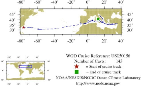 NODC Cruise US-50156 Information