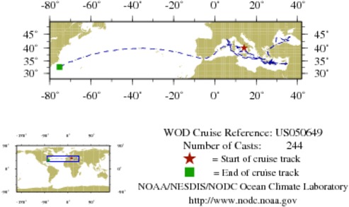 NODC Cruise US-50649 Information