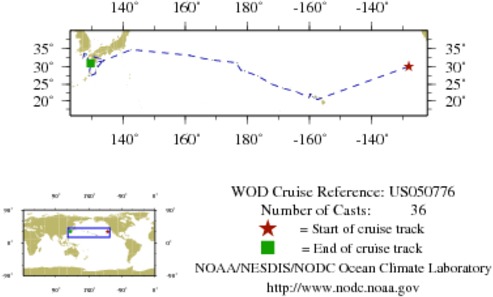 NODC Cruise US-50776 Information