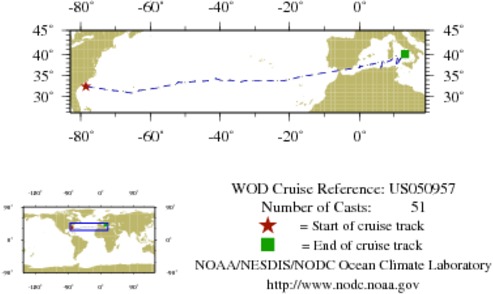 NODC Cruise US-50957 Information