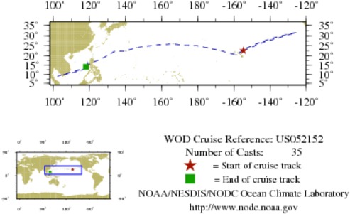 NODC Cruise US-52152 Information