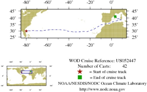 NODC Cruise US-52447 Information