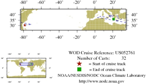 NODC Cruise US-52761 Information