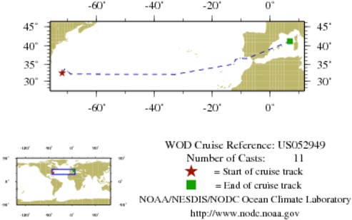 NODC Cruise US-52949 Information