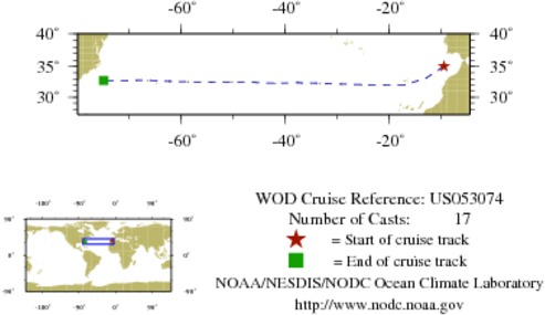 NODC Cruise US-53074 Information