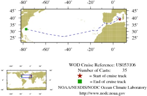 NODC Cruise US-53106 Information
