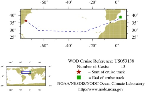 NODC Cruise US-53138 Information