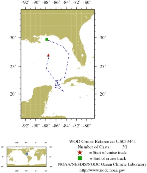 NODC Cruise US-53441 Information