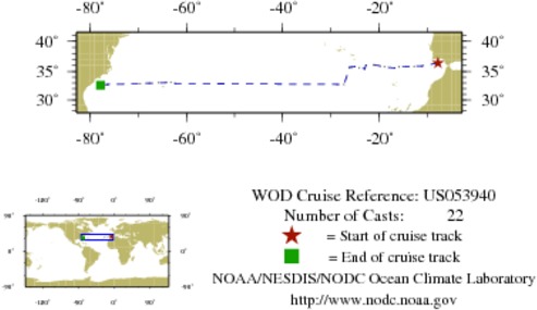 NODC Cruise US-53940 Information