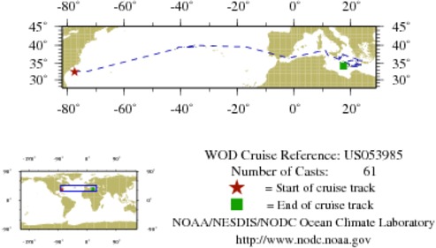 NODC Cruise US-53985 Information