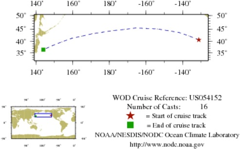 NODC Cruise US-54152 Information