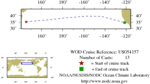 NODC Cruise US-54157 Information
